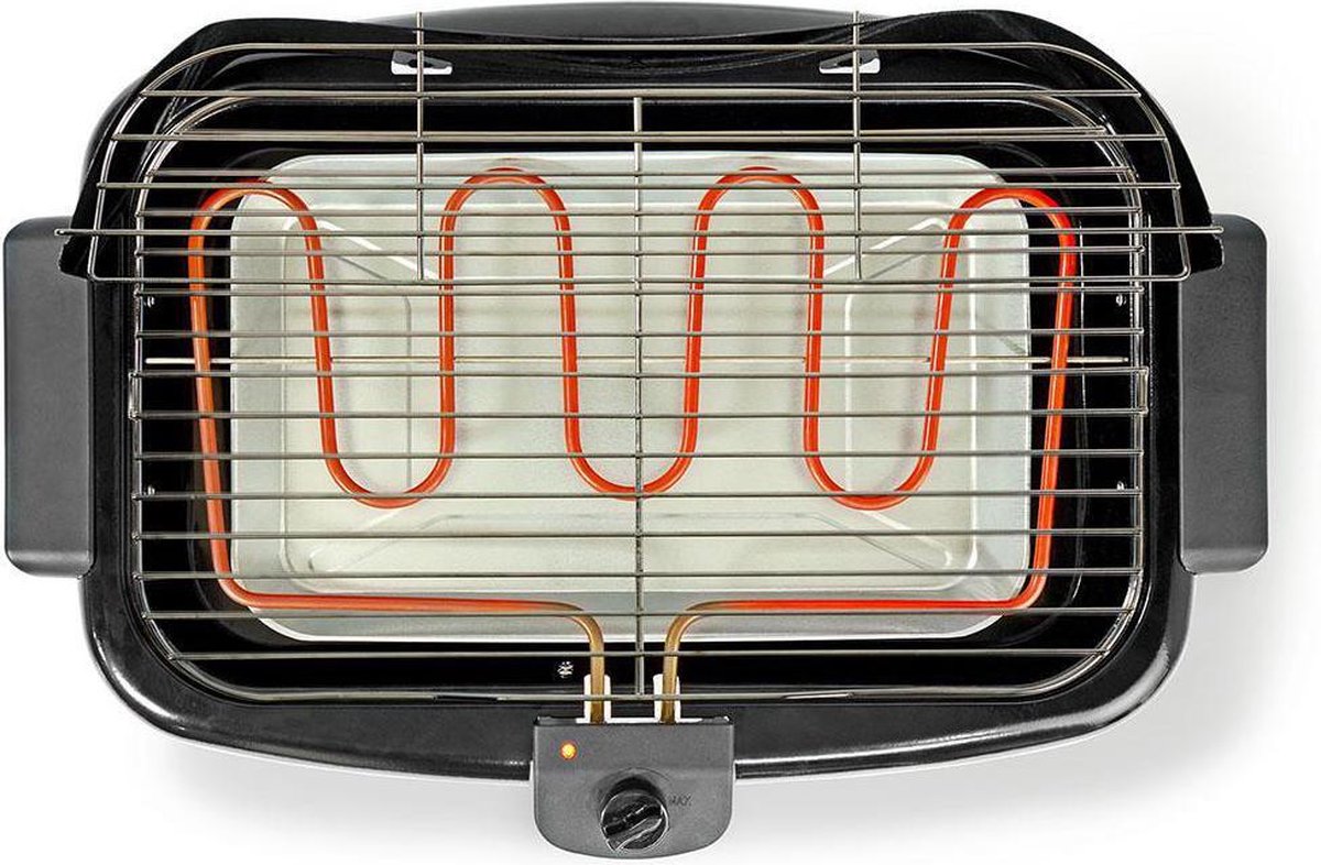Nedis Elektrische Bbq 0.90 M - Zwart