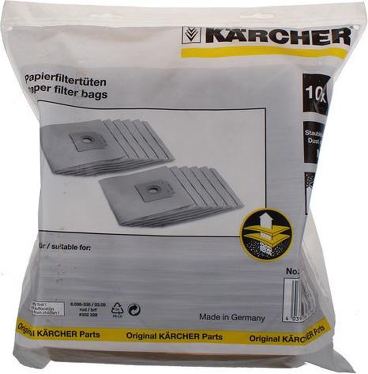 Kärcher Stofzuigerzak