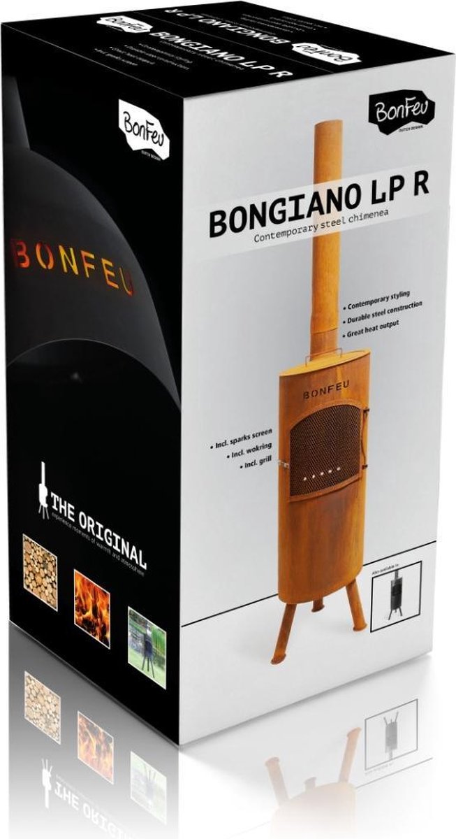 BonFeu Bongiano Lp Roest Tuinhaard - Bruin