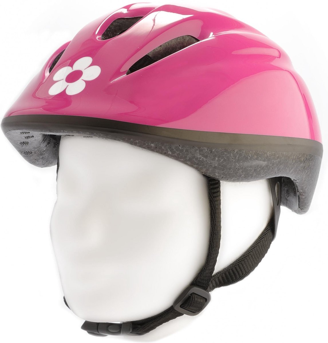 Pexkids Fietshelm Junior Flowers Maat 52/56 Cm - Roze