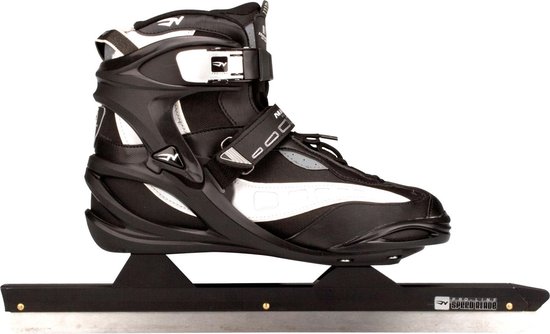 Nijdam Noren Schaatsen Semi Softboot Pro Line Maat 44 - Zwart