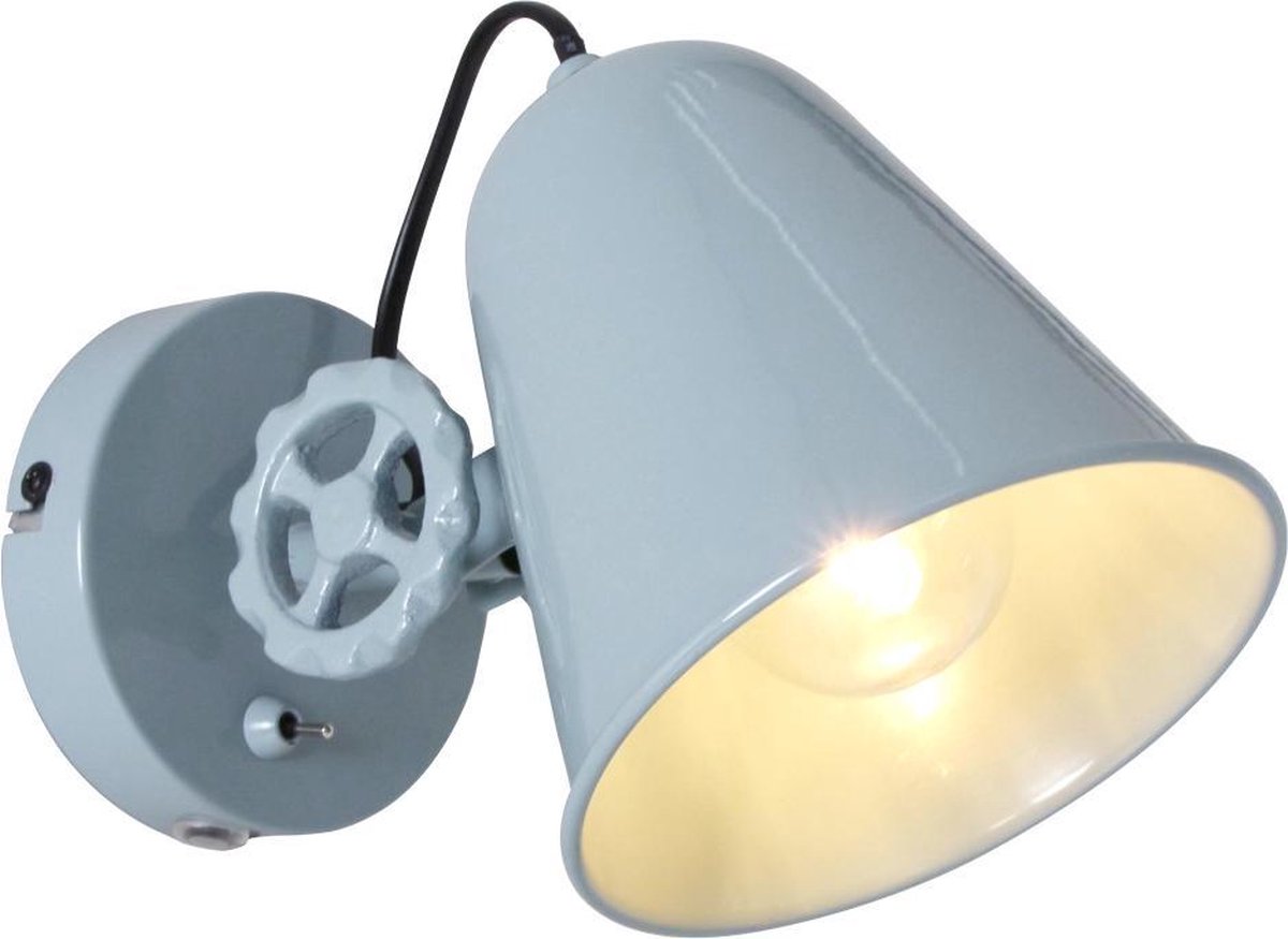 Lightning - Vintage An Wandlamp 1-l Metaal - - Groen