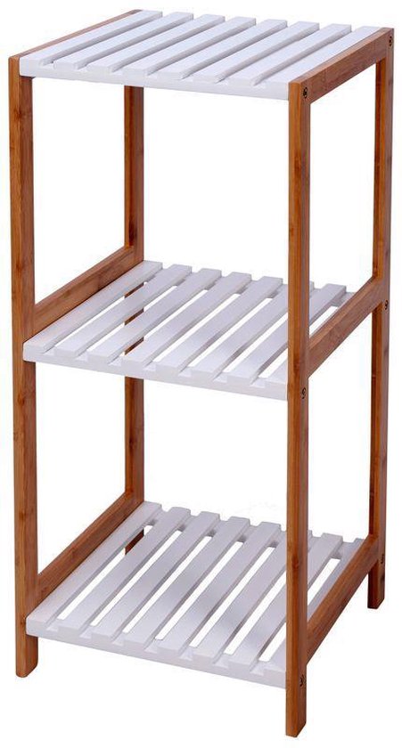 Bathroom Solutions Handdoek Opbergrek Bamboe () - Bruin