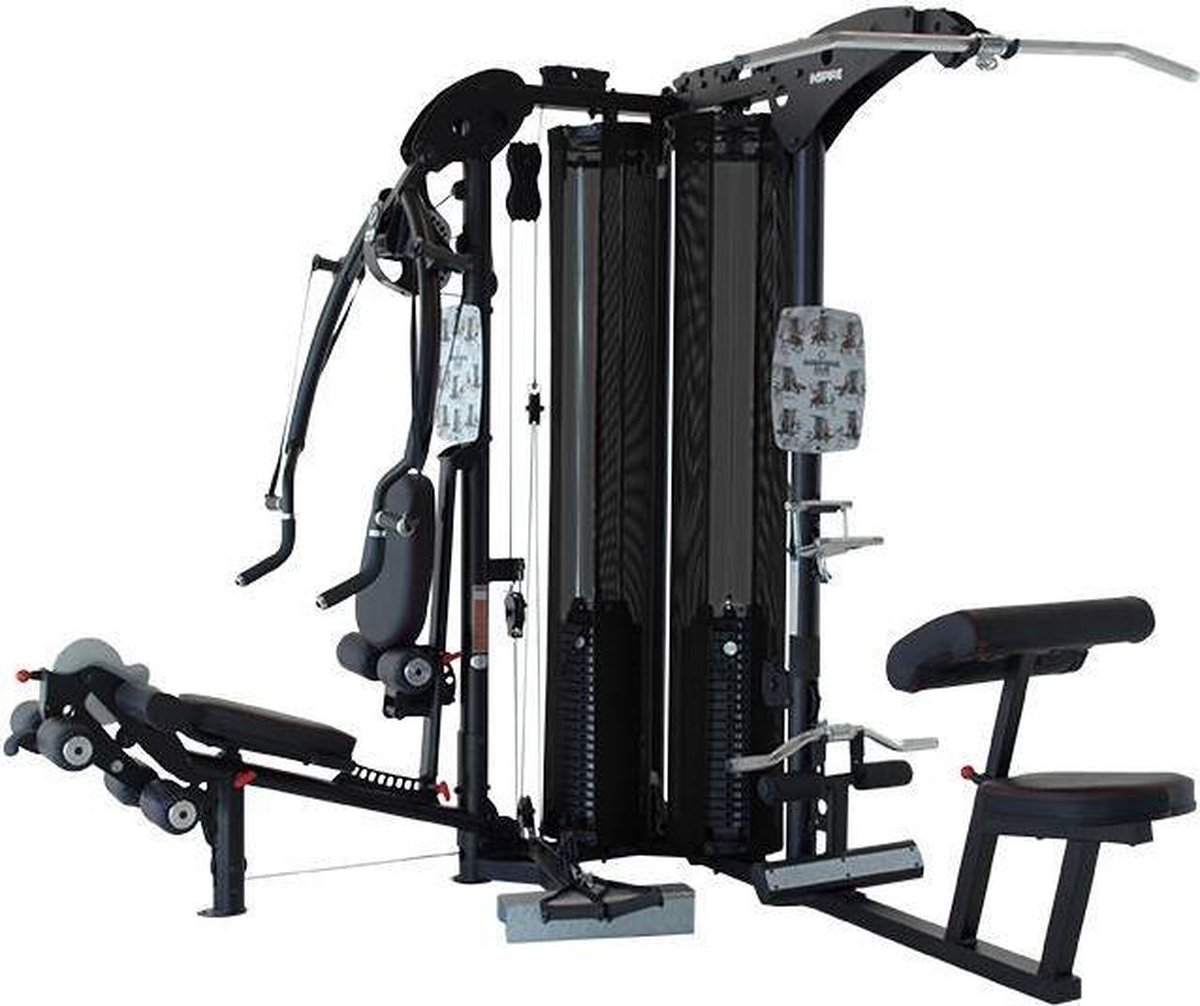 Inspire Multi-gym M5 - Twee Gewichtstapels - - Zwart