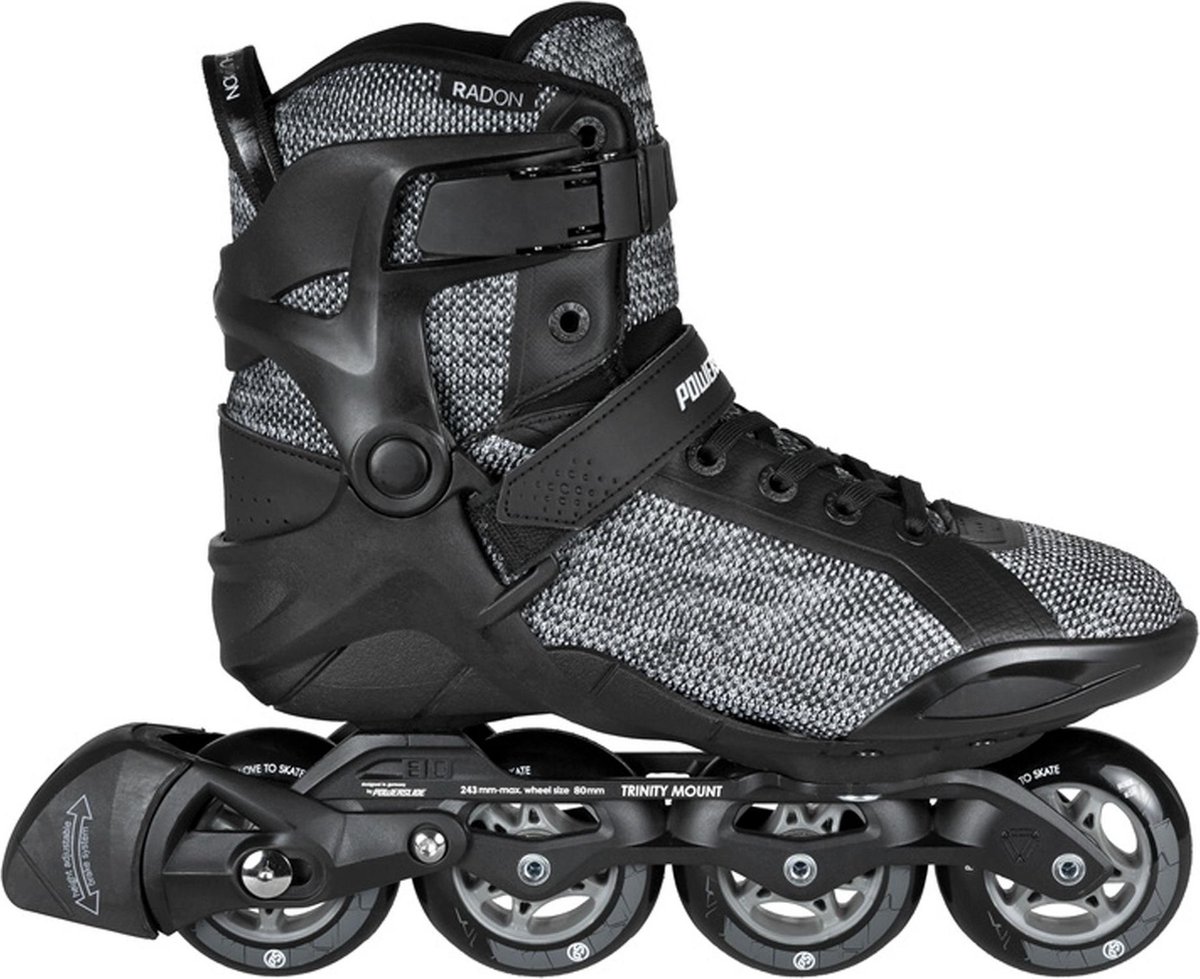 Powerslide Inlineskates Phuzion Radon 80 Trinity Heren Maat 39 - Zwart