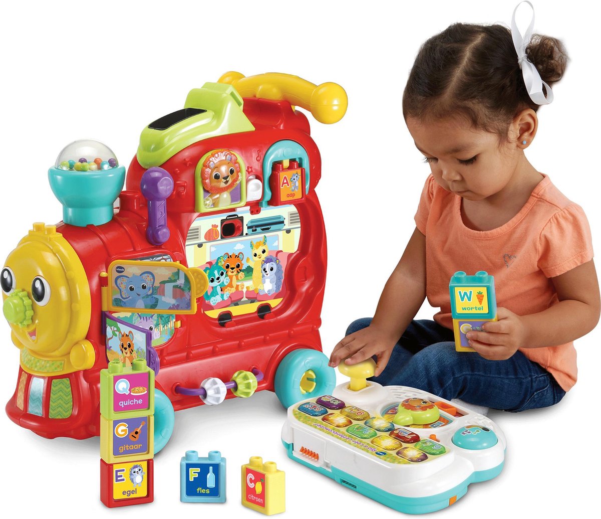 Vtech locomotief Rijd & Leer junior 89 x 25 cm 14 delig