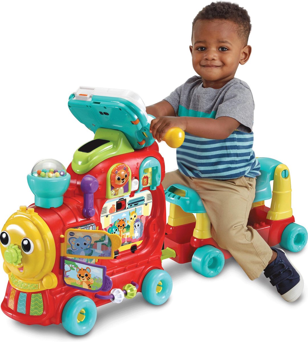 Vtech locomotief Rijd & Leer junior 89 x 25 cm 14 delig