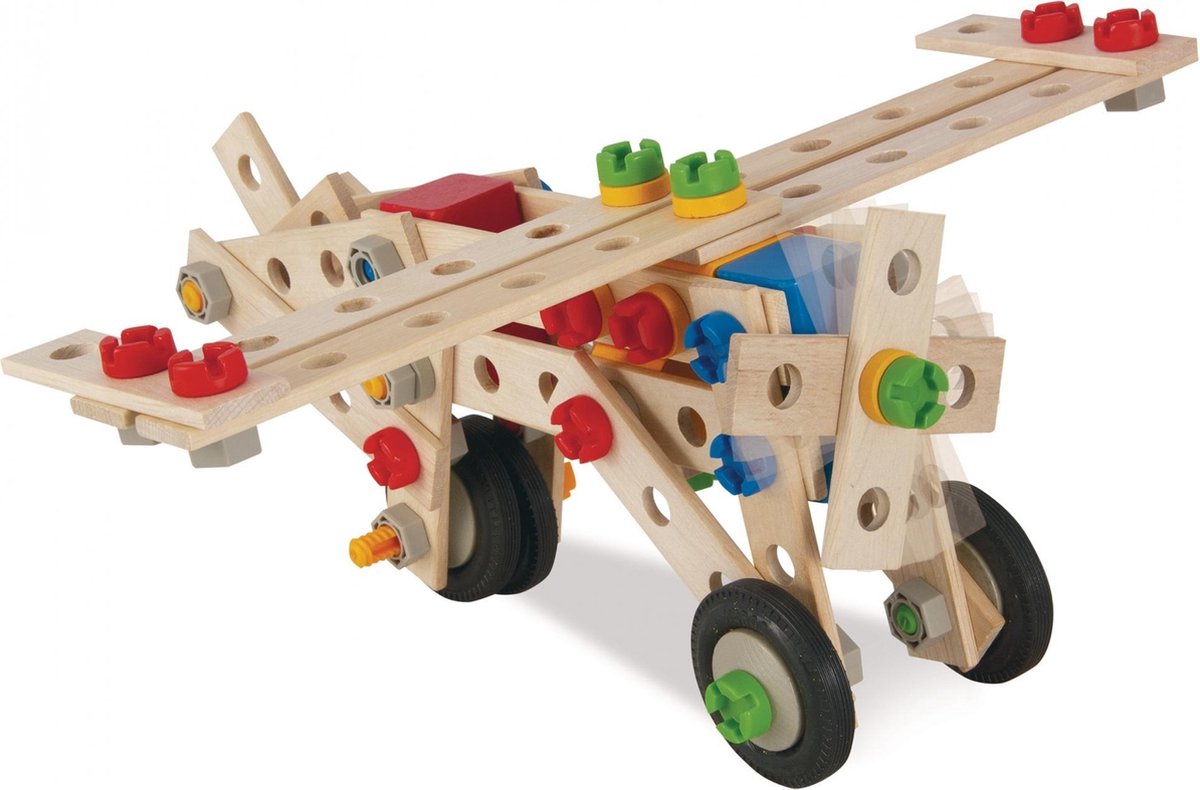 Eichhorn constructieset windmolen junior 112 cm hout 300 delig
