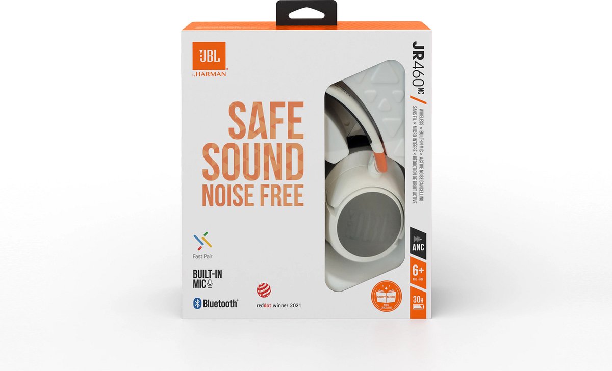 JBL JR460NC - Wit