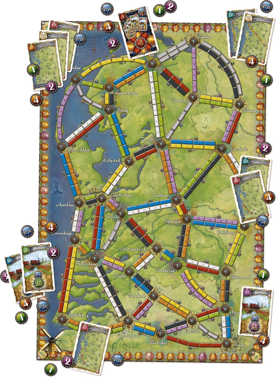 Days of Wonder Ticket To Ride Nederland - Uitbreiding
