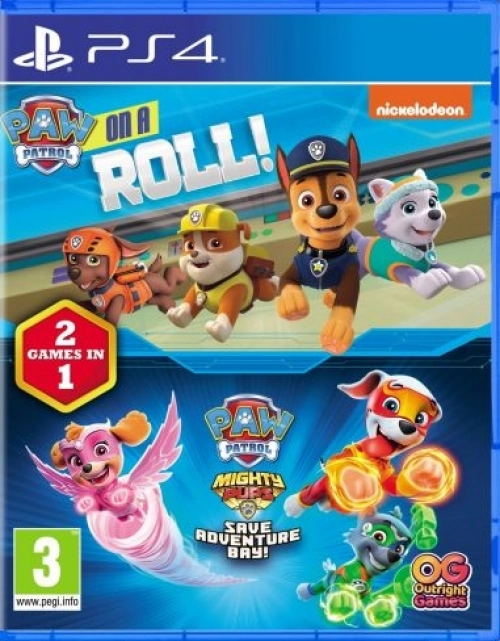 Namco Paw Patrol On a Roll + Paw Patrol Mighty Pups Save Adventure Bay!