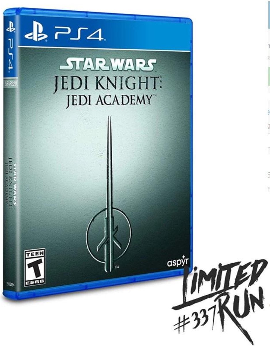 Limited Run Star Wars Jedi Knight: Jedi Academy ( Games)