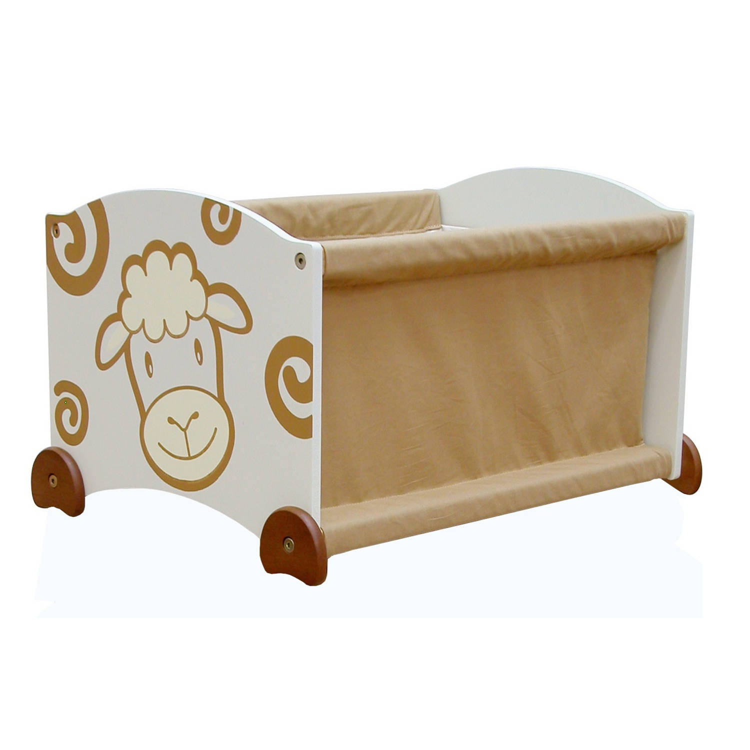 I'm Toy Houten Opbergkist Schaap 37 X 48 X 29,5 Cm - Grijs