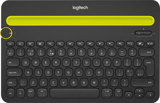 Logitech K480 Bluetooth Multi Device Black - Zwart