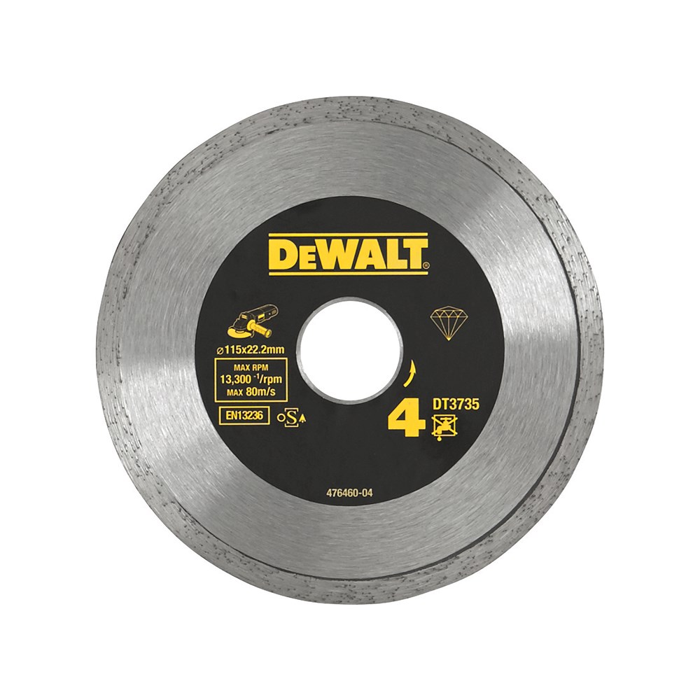 DeWalt Diamantblad, gesinterd, voor tegels, Ø115mm - DT3735-XJ