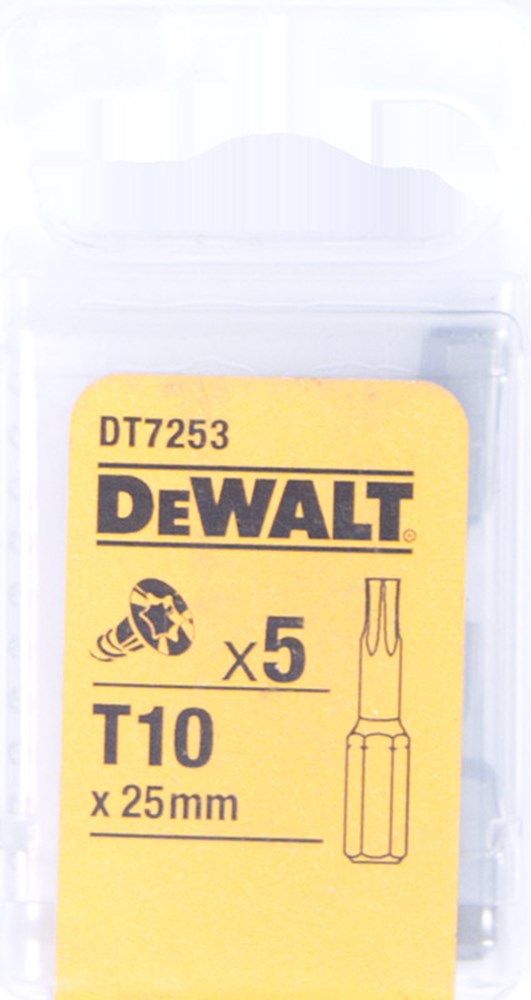 DeWalt 25mm schroefbit voor Torx schroeven T10 - DT7253-QZ