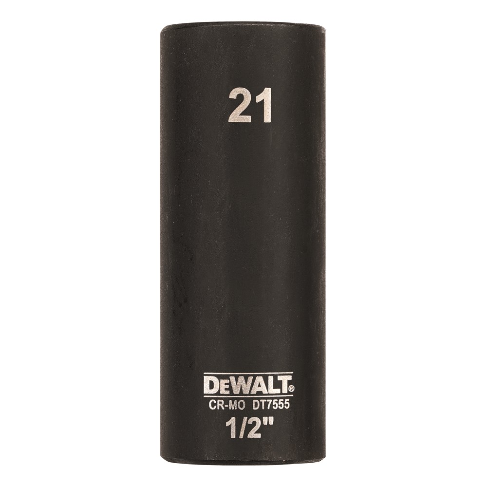 DeWalt Impact dop 21mm 1/2" (Lang - 78mm) - DT7555-QZ