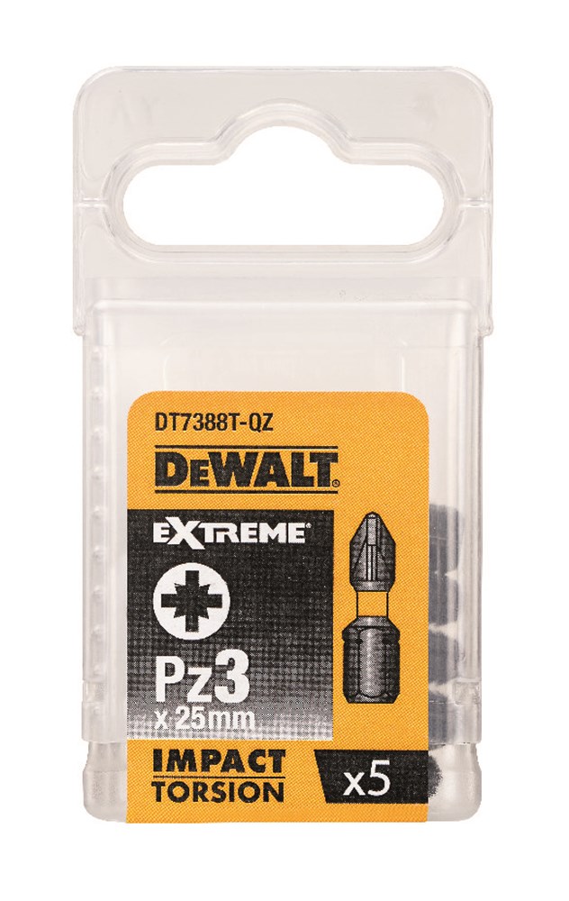 DeWalt IMPACT Torsion 25mm Pz3 - DT7388T-QZ