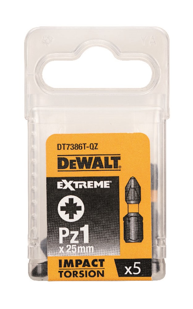 DeWalt IMPACT Torsion 25mm Pz1 - DT7386T-QZ