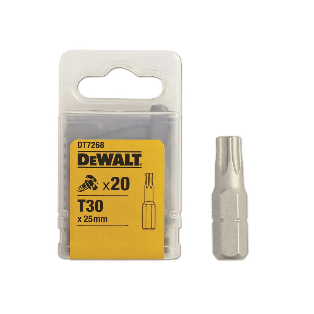 DeWalt 25mm schroefbit voor Torx schroeven T30 - DT7268-QZ