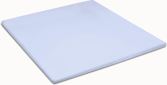 Cinderella Jersey Topper Hoeslaken - 100% Gebreide Jersey Katoen - Lits-jumeaux (160x200/210 Cm) - Sky Blue - Blauw