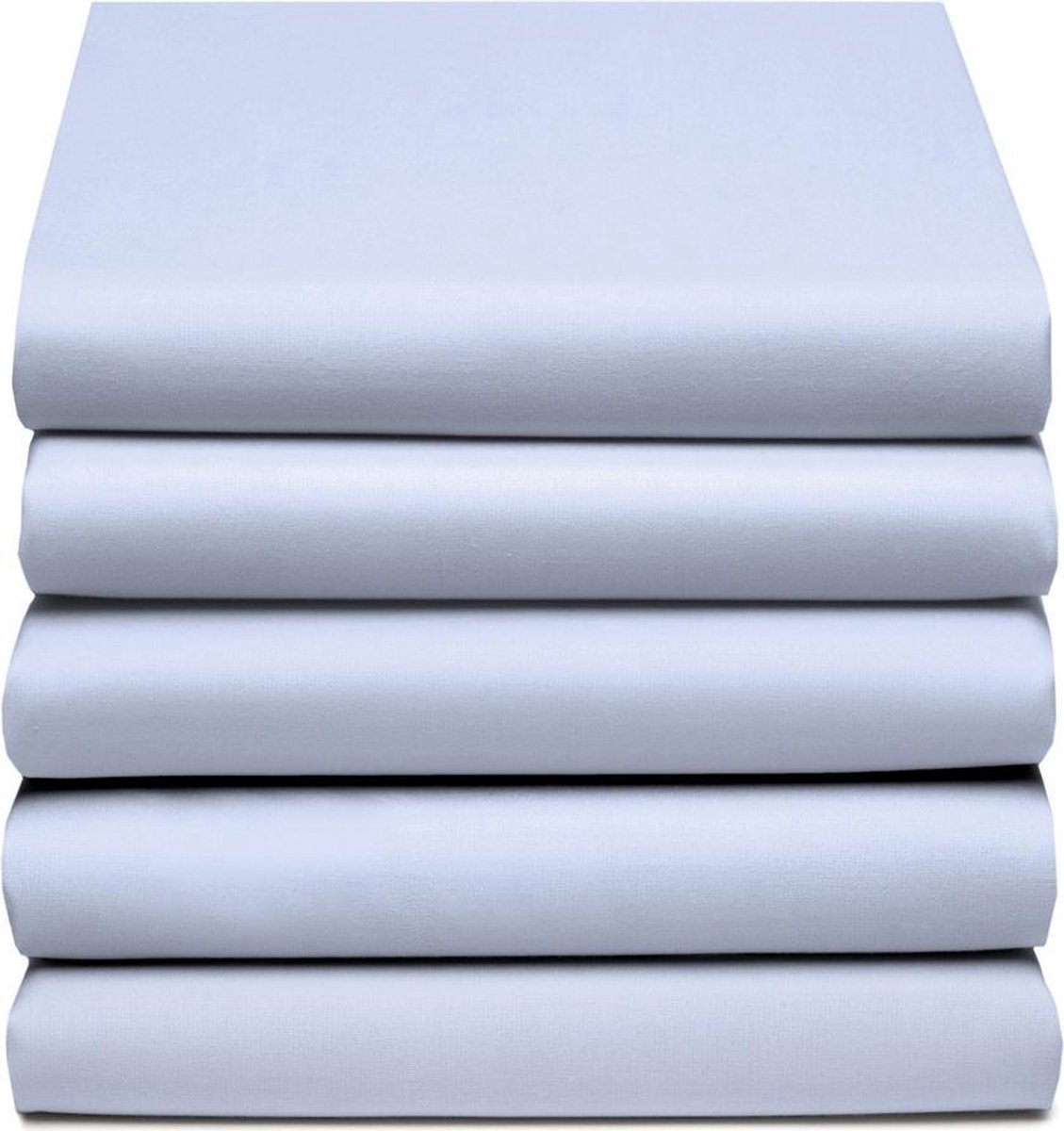 Cinderella Jersey Topper Hoeslaken - 100% Gebreide Jersey Katoen - 1-persoons (80/90x200/210 Cm) - Sky Blue - Blauw