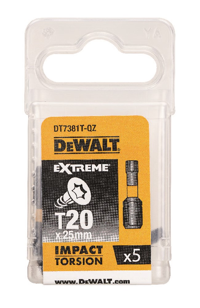 DeWalt IMPACT Torsion 25mm Torx T20 - DT7381T-QZ