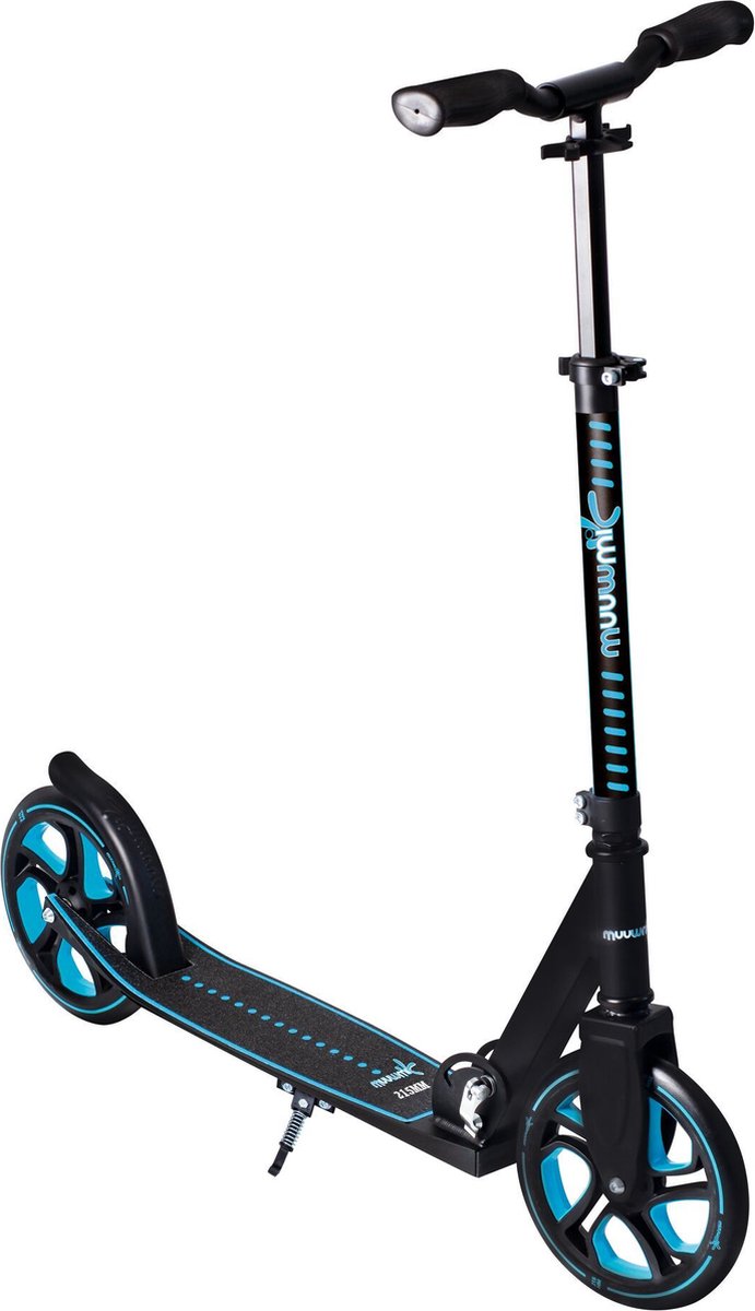 Muuwmi stuntstep Pro 97 x 56 cm 82A aluminium/zwart - Azul