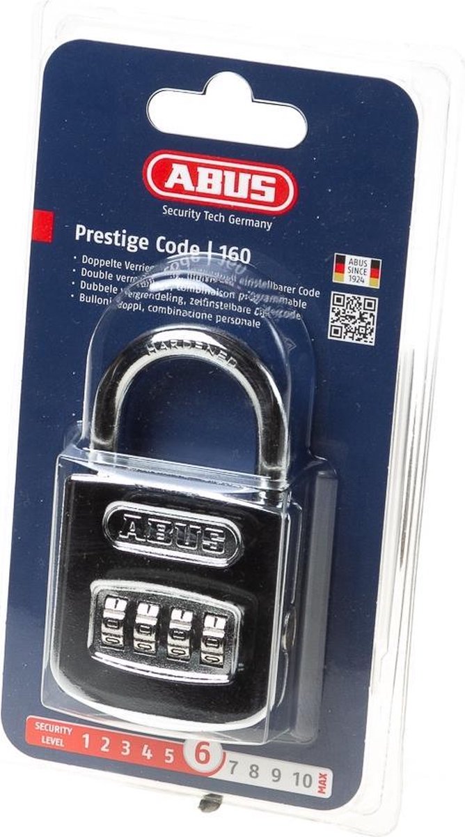 Abus 160 Cijferhangslot - 50mm