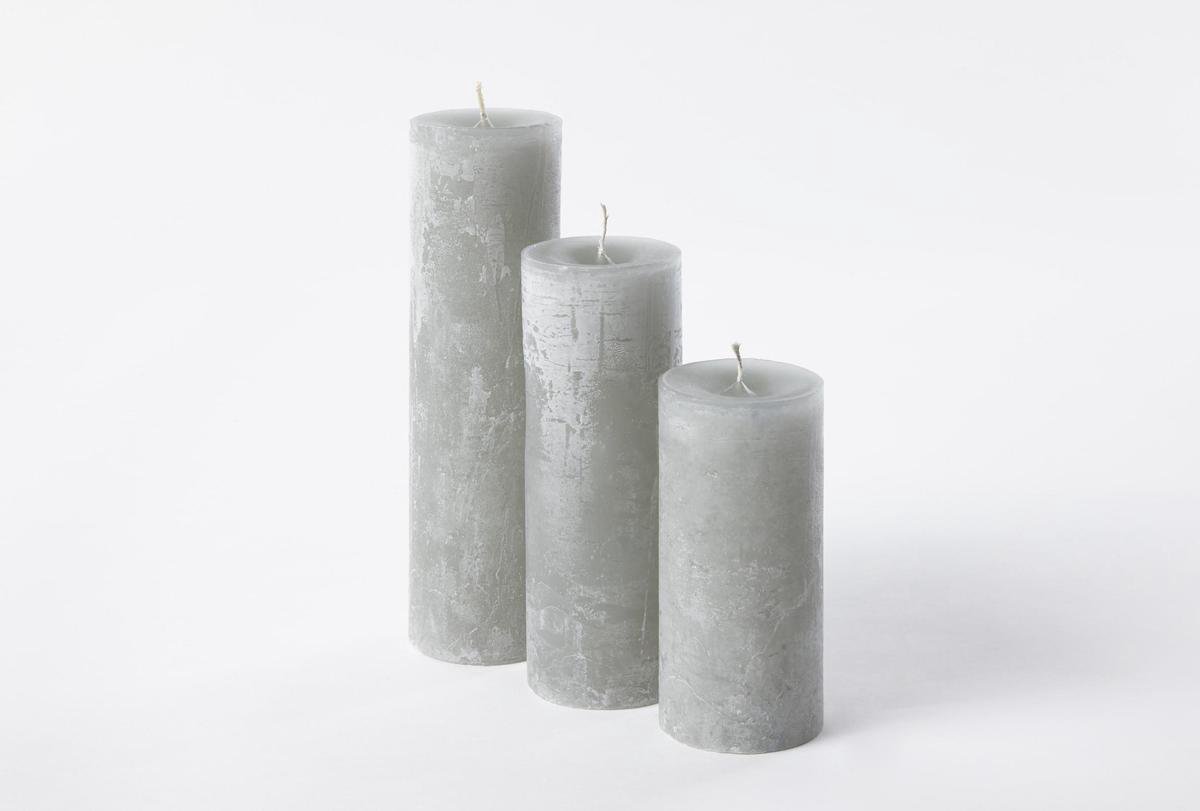 2x Stompkaarsen 15 Cm - Stompkaarsen - Oranje