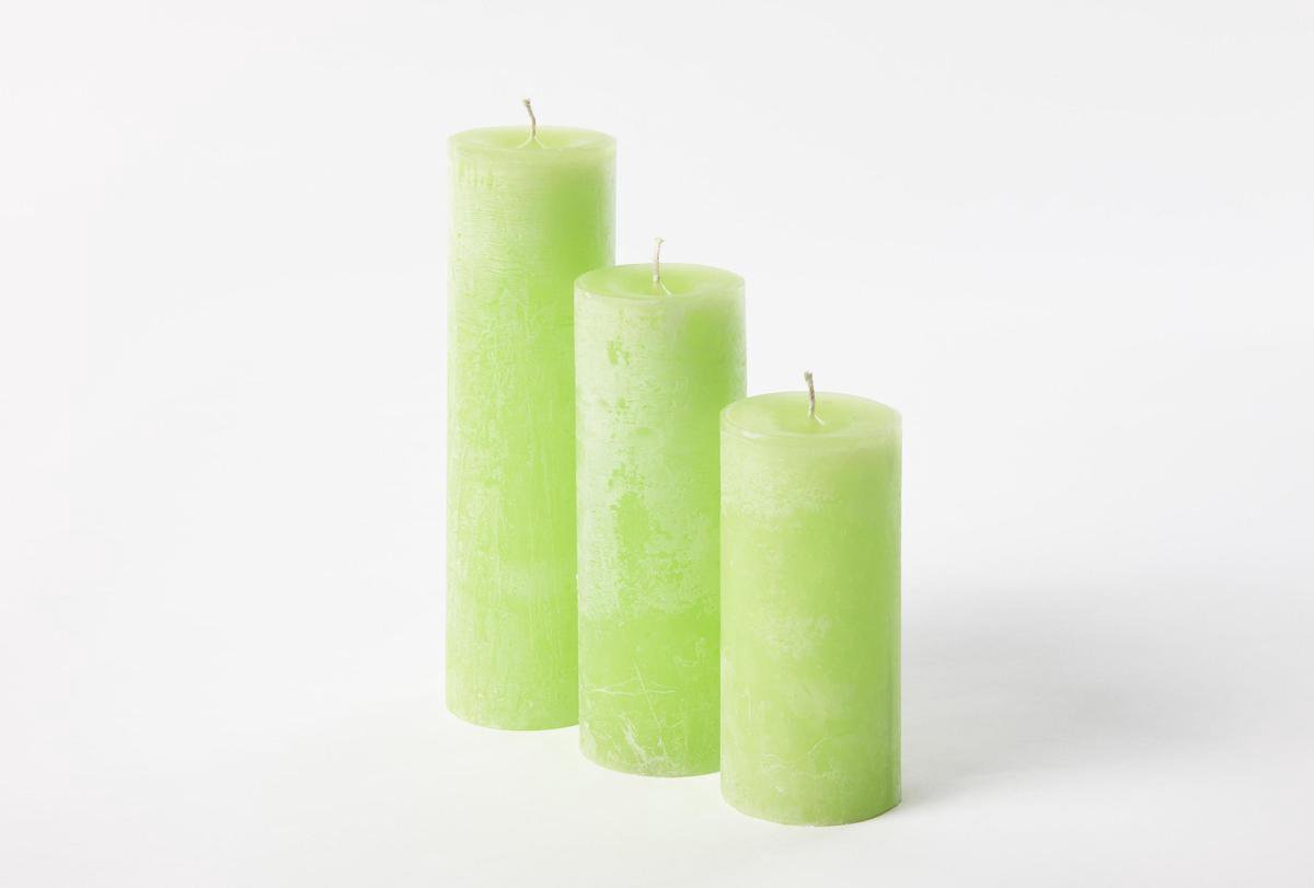 2x Stompkaarsen 15 Cm - Stompkaarsen - Oranje