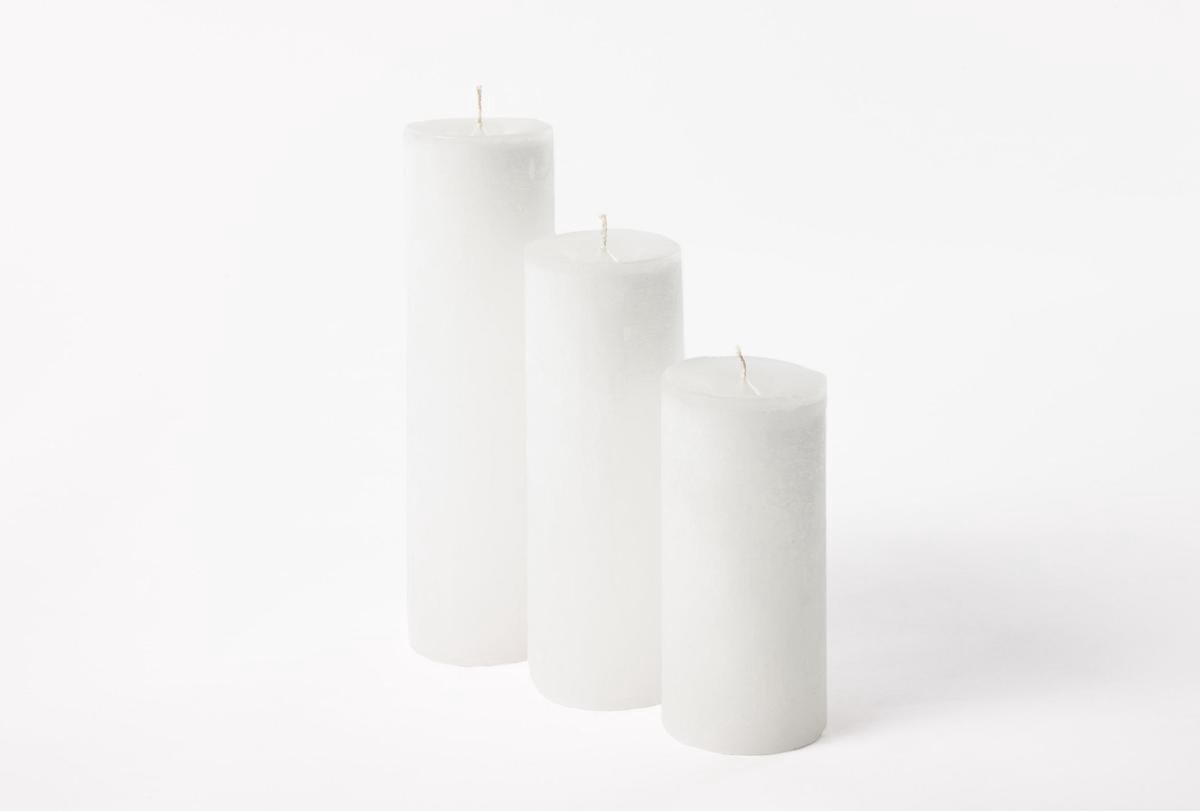 2x Stompkaarsen 15 Cm - Stompkaarsen - Oranje