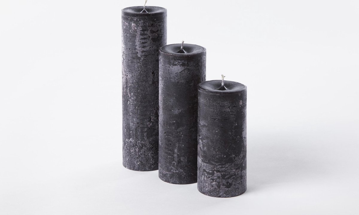 2x Stompkaarsen 15 Cm - Stompkaarsen - Oranje