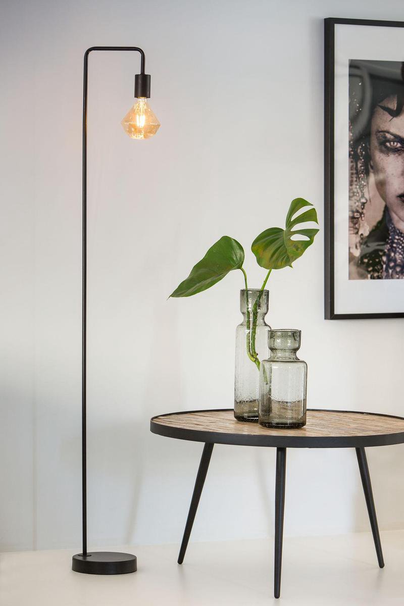 Light & Living - Light & Living Cody Vloerlamp - 22x18x145 C - Zwart
