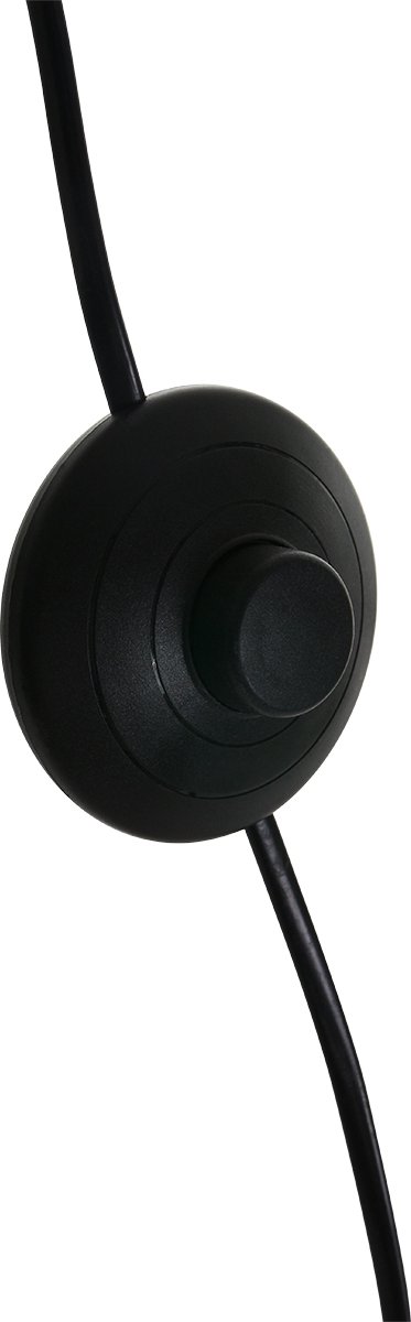 Light & Living - Light & Living Cody Vloerlamp - 22x18x145 C - Zwart