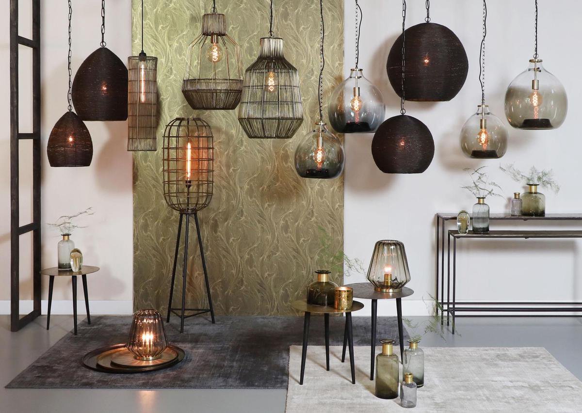 Light & Living - Light & Living Toah Vloerlamp - Ø36,5x151 C - Zwart