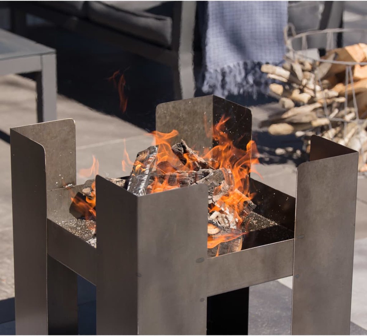 Redfire Hollola Vuurschaal - Zwart