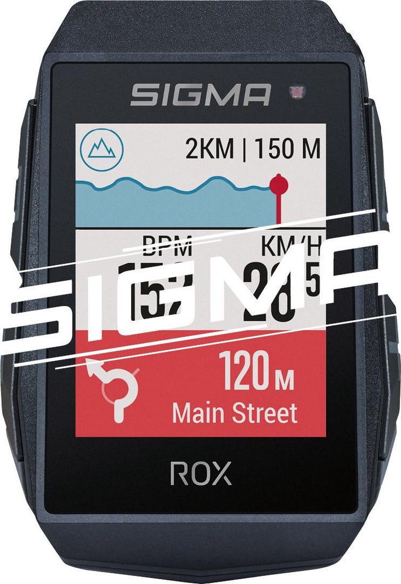 Raeven & Impens fietscomputerset Rox 11.1 EVO 5 delig - Zwart