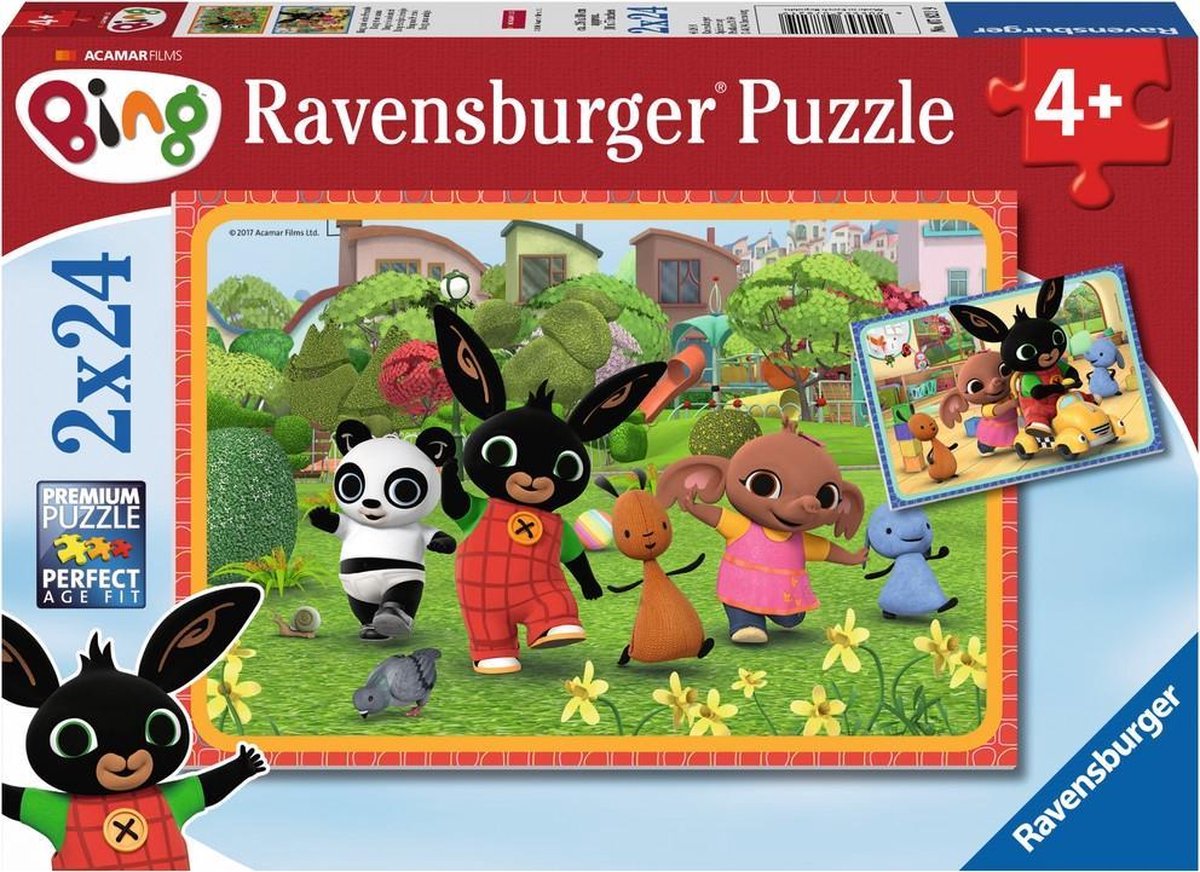 Top1Toys Puzzel Bing 2x24 Stukjes
