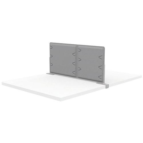 Quadrifoglio Scheidingsscherm van stof met klem voor bureau X4 - 80 cm