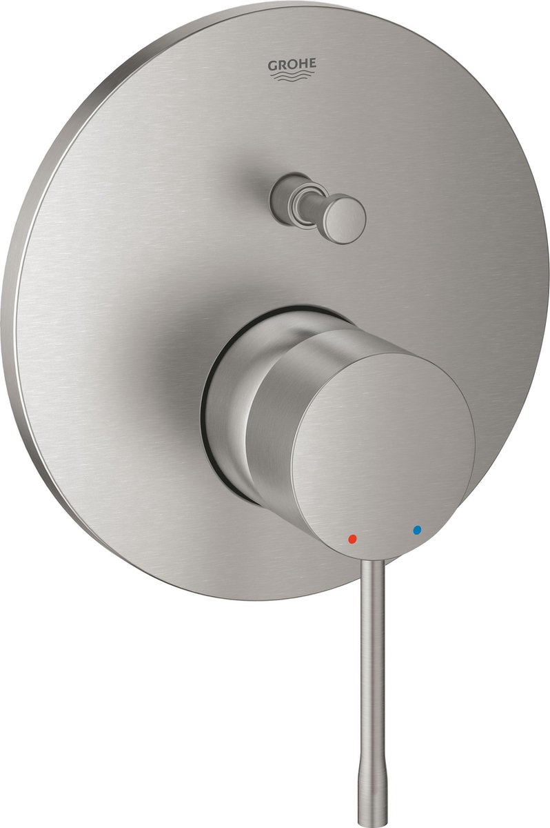 Grohe Essence New afbouwdeel voor inbouw badkraan met omstel supersteel 24058DC1 24058dc1