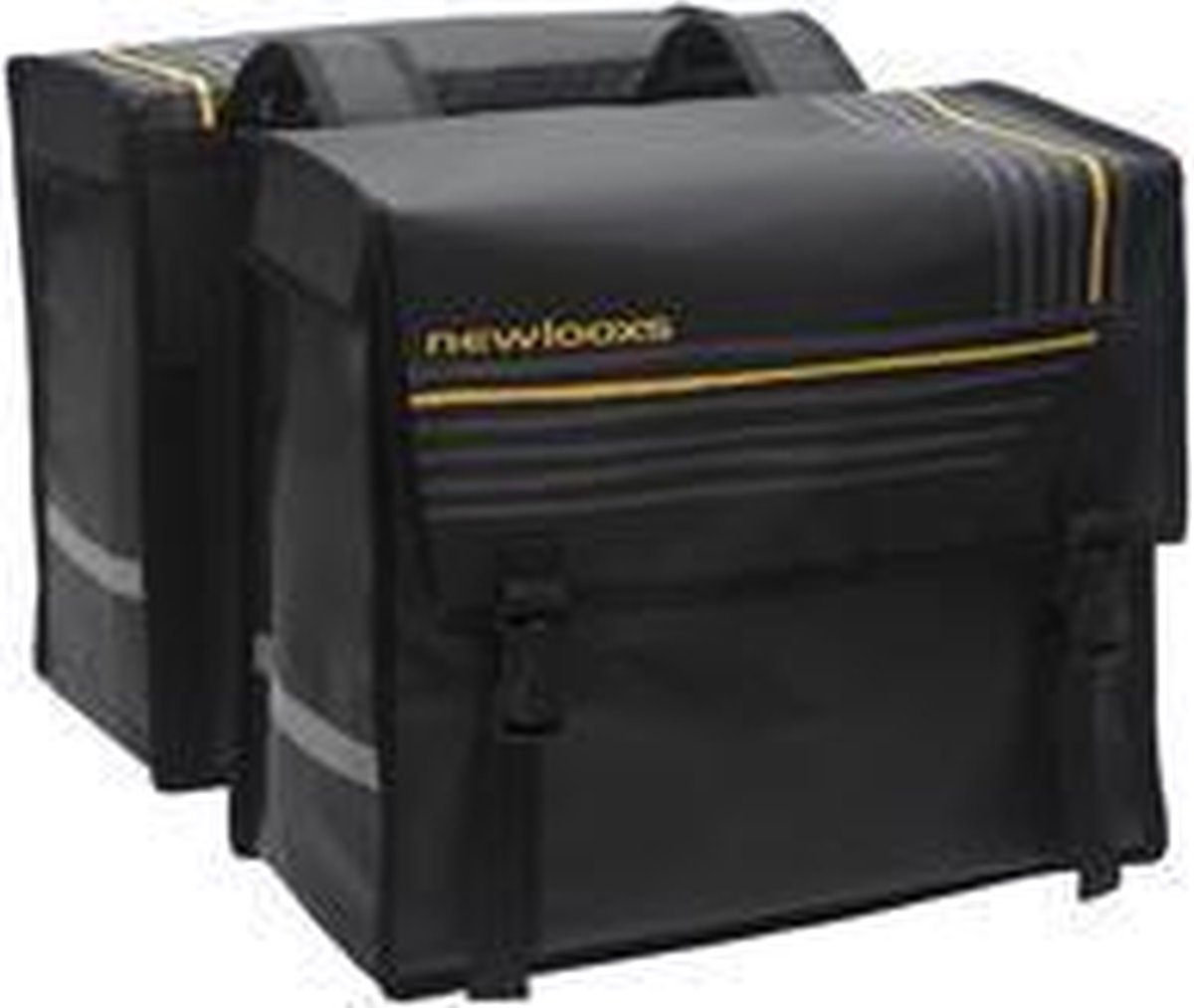 New Looxs Dubbele Fietstas Bisonyl 66l - Zwart