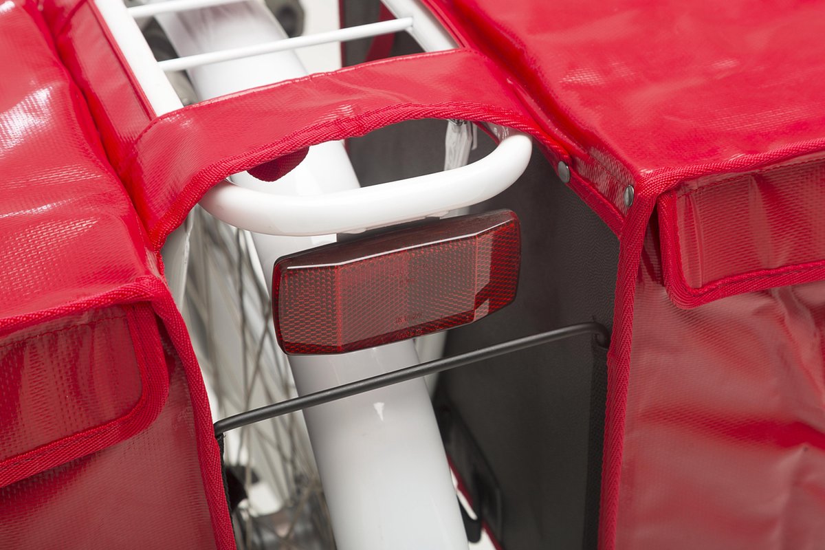 New Looxs Dubbele Fietstas Bisonyl 66l - Zwart