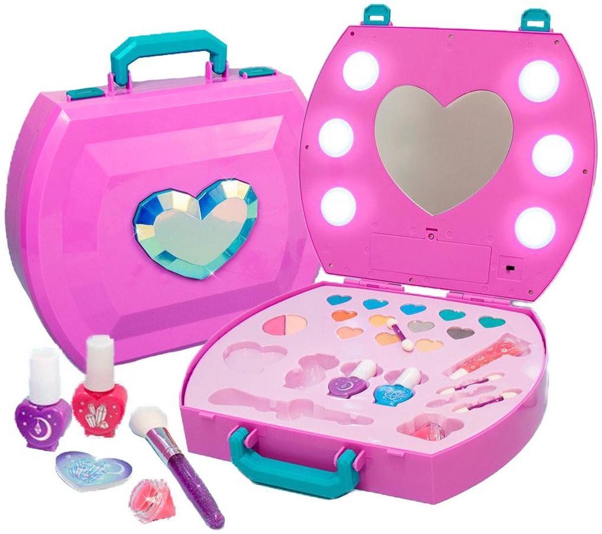 make it real make upkoffer Cosmetic Studio meisjes 25 delig - Roze