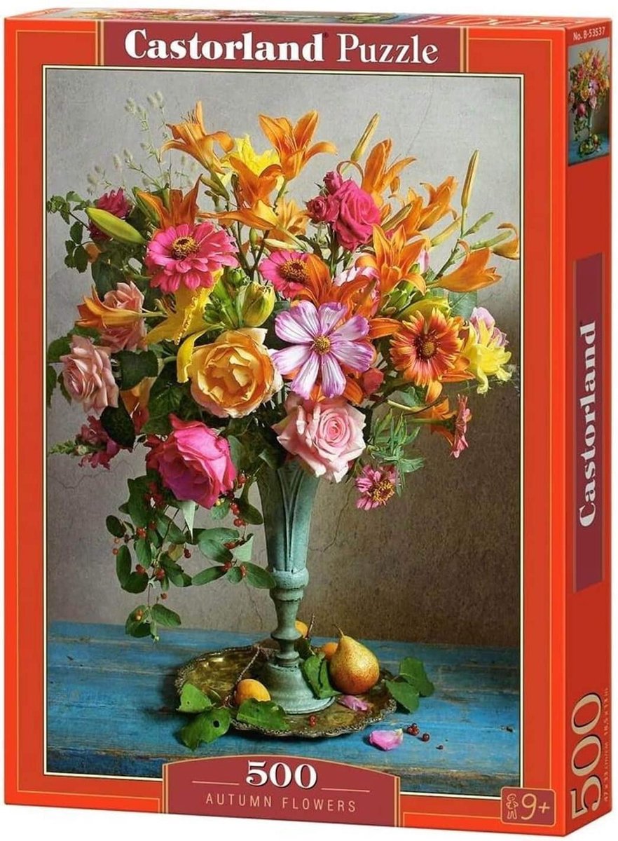 Castorland puzzel Autumn Flowers 47 cm karton 500 stukjes