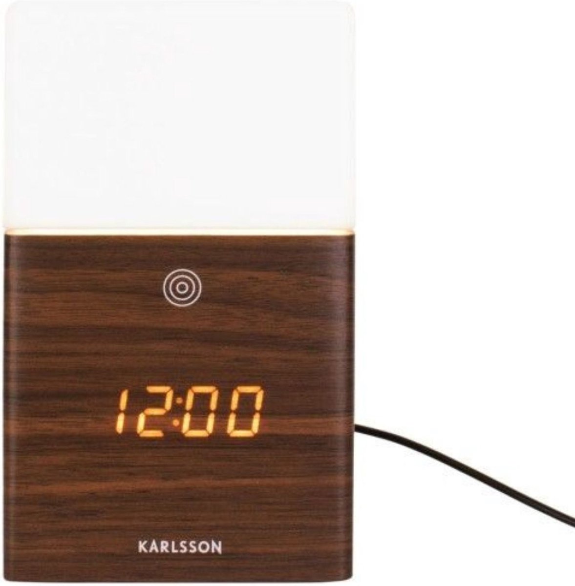 Karlsson Frosted Light LED - Dark hout veneer - Bruin