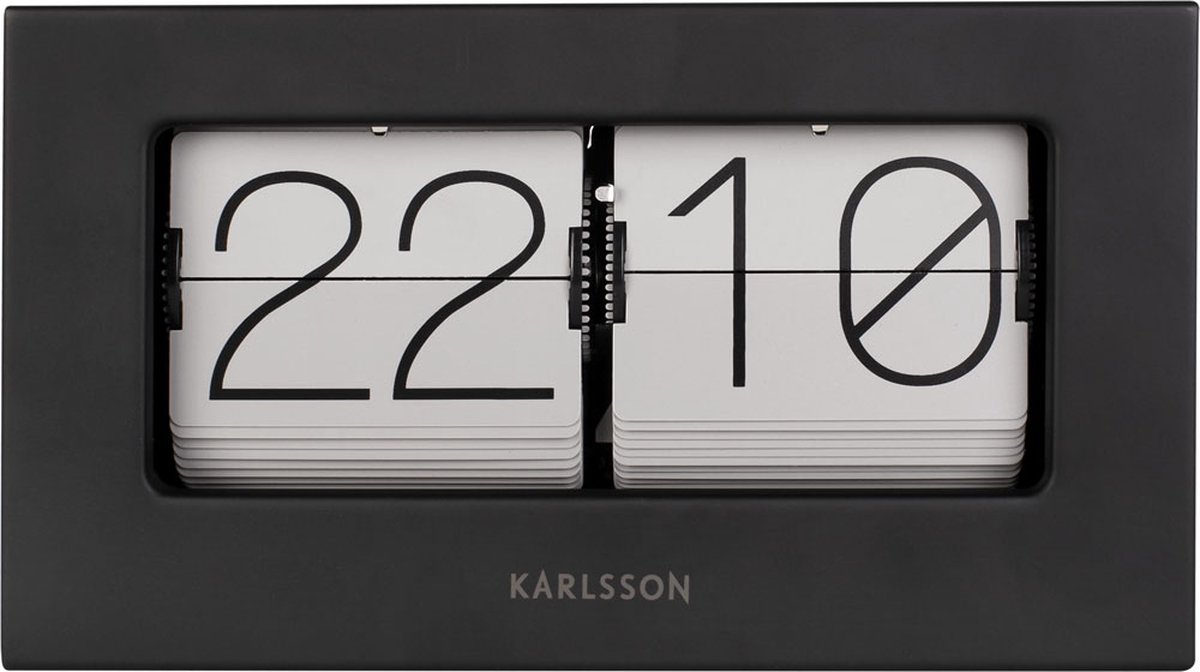 Karlsson Boxed Flip Tafelklok -/Warm - Grijs
