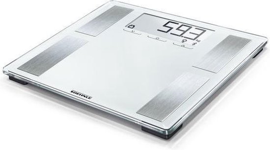 Soehnle Shape Sense Connect 100 Lichaamsanalyse Weegschaal - Grijs