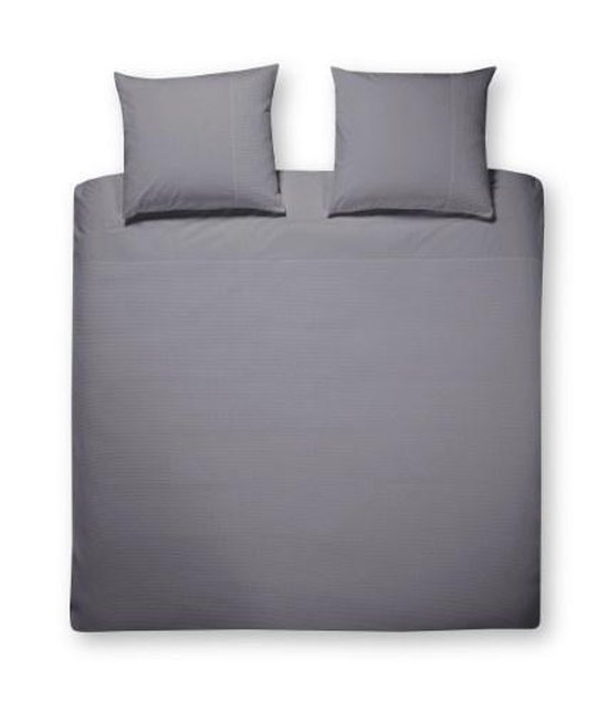 Papillon Dekbedovertrek Mendoza Antraciet-200x200/220 - Grijs