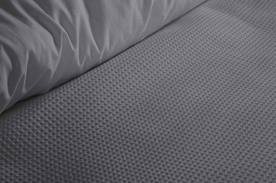 Papillon Dekbedovertrek Mendoza Antraciet-200x200/220 - Grijs